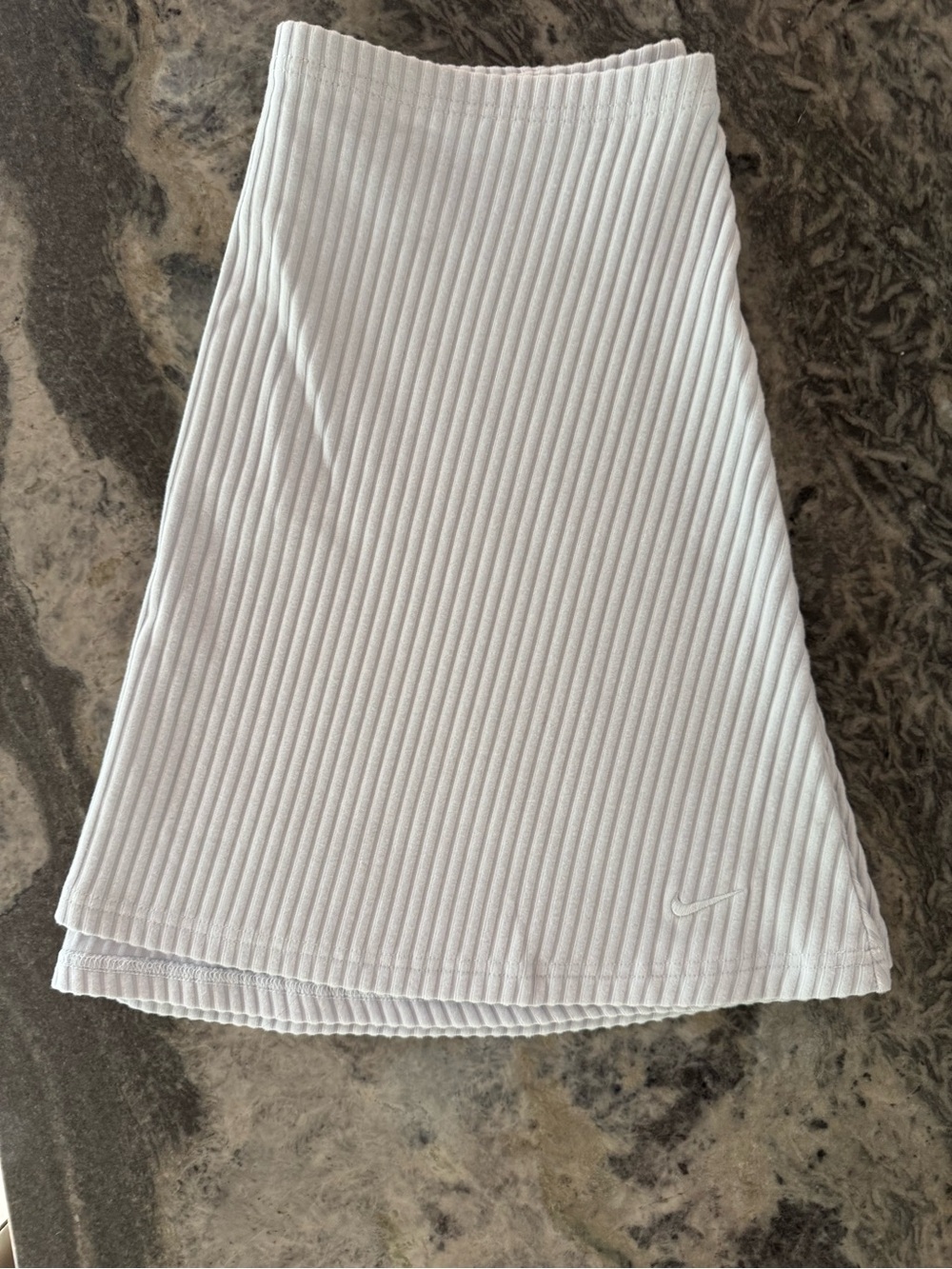 Nike Light Blue Ribbed A-Line Skater Skirt Medium